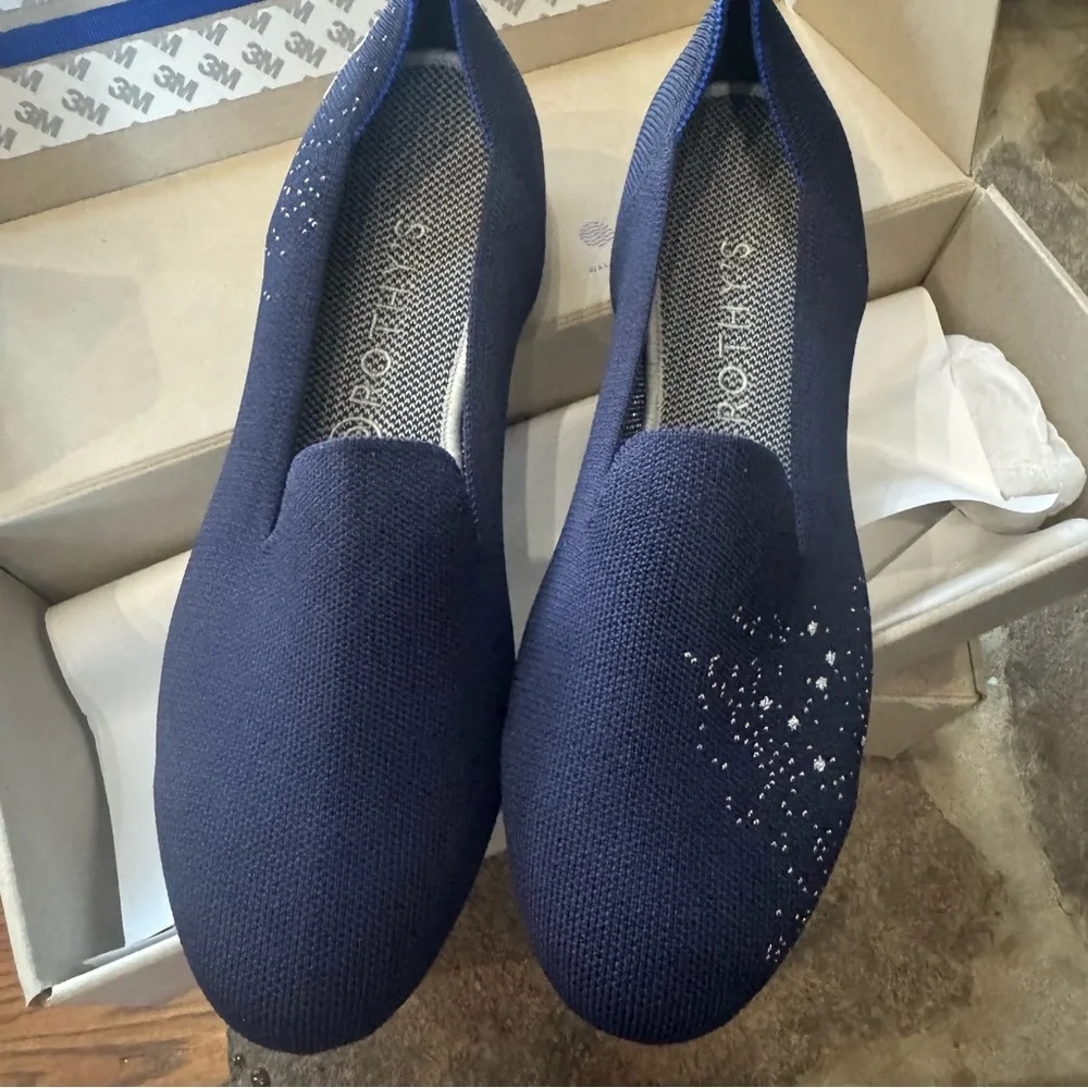 Rothy's The Capricorn Loafer Navy Blue Zodiac Flats